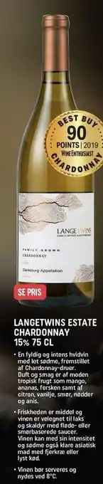 REMA 1000 Langetwins estate chardonnay tilbud