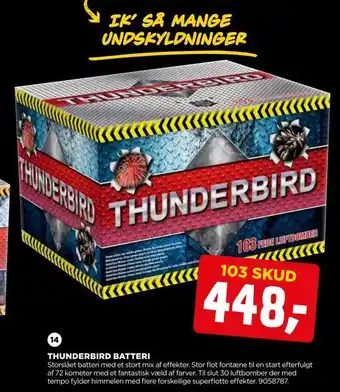 jem & fix 14 thunderbird batteri tilbud