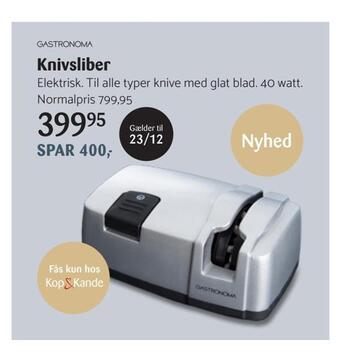 Kop & Kande Knivsliber tilbud