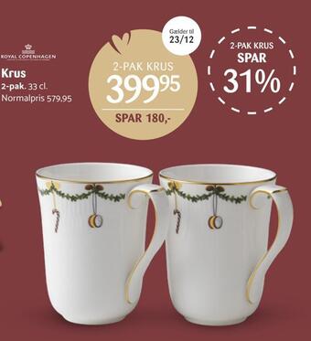 Kop & Kande Krus tilbud