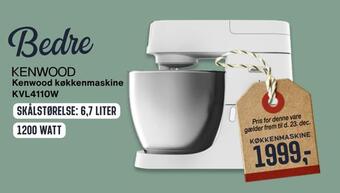Skousen Kenwood køkkenmaskine kvl4110w tilbud
