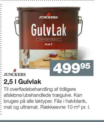 Bauhaus 2,5 l gulvlak tilbud