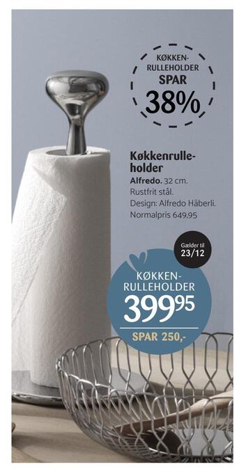 Kop & Kande Køkkenrulleholder tilbud
