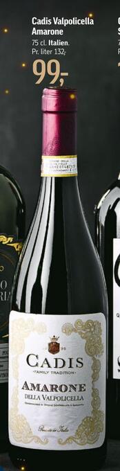 Føtex Cadis valpolicella amarone tilbud