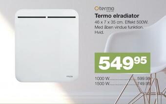Bauhaus Termo elradiator tilbud