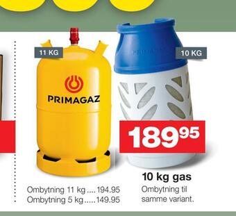 Bauhaus 10 kg gas tilbud