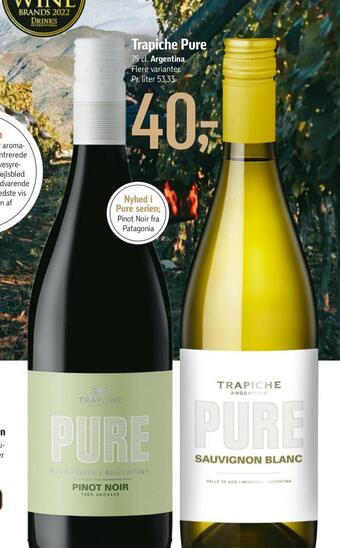 Føtex Trapiche pure tilbud