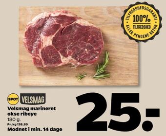 Netto Velsmag ribeye tilbud