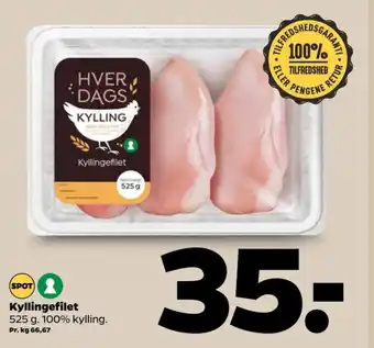 Netto Ukendt kyllingebrystfilet tilbud