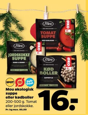 Netto Mou jordskokkesuppe tilbud