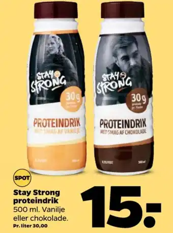 Stay strong proteindrik chokolade