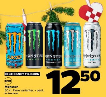 Netto Monster energidrik tilbud
