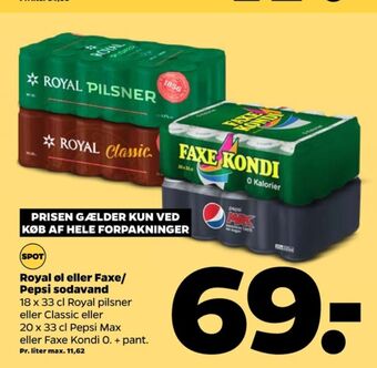 Netto Pilsner øl tilbud