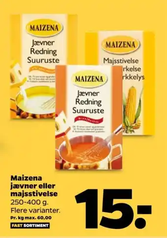 Maizena saucejævner