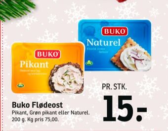 SPAR Buko flødeost pikant tilbud
