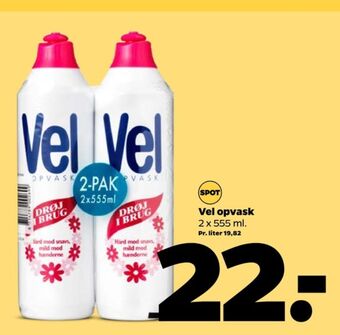 Netto Vel opvaskemiddel tilbud