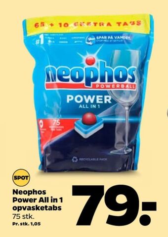 Netto Neophos maskinopvask-tabs tilbud
