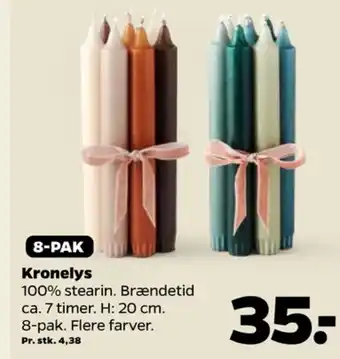 Netto Ukendt kronelys tilbud