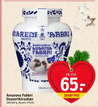 Amarena fabbri kirsebærsauce