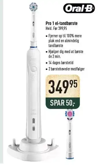Imerco Pro 1 eltandbørste tilbud