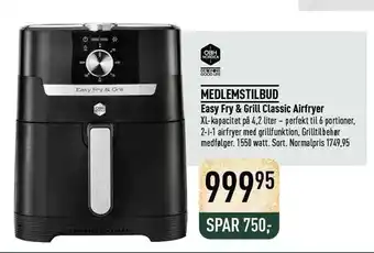 Imerco Easy fry & grill classic airfryer tilbud