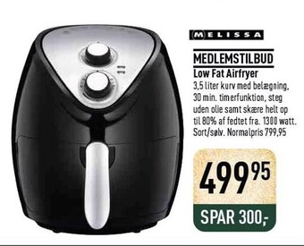 Imerco Low fat airfryer tilbud
