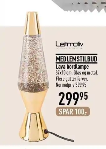 Imerco Lava bordlampe tilbud