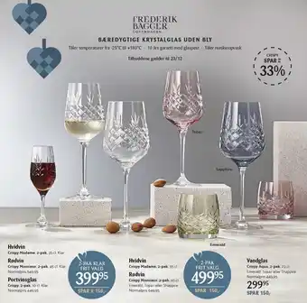 Kop & Kande Frederik bagger glas tilbud