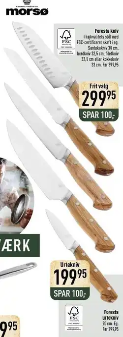 Imerco Foresta kniv tilbud