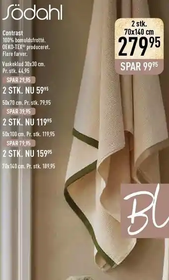 Imerco Contrast vaskeklude tilbud