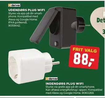 Udendørs el. indendørs plug wifi