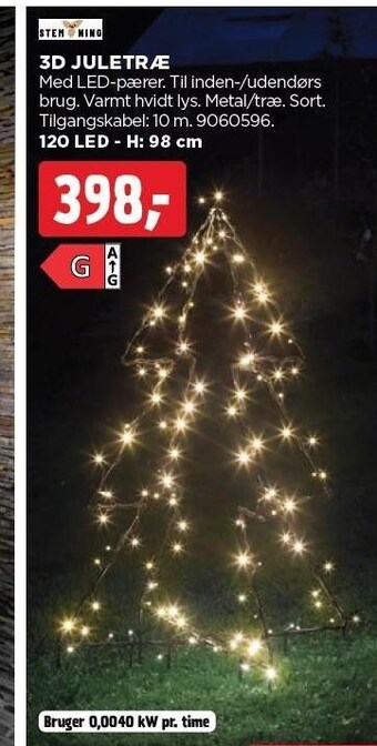 jem & fix 3d juletræ tilbud