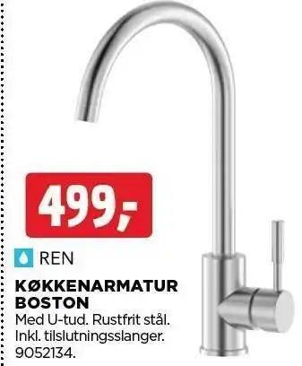 jem & fix Køkkenarmatur boston tilbud
