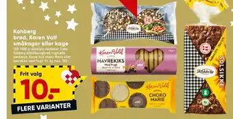 Bilka Kohberg Brød, Karen Volf Småkager Eller Kage tilbud