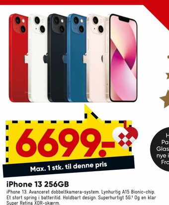 Bilka iPhone 13 256gb tilbud