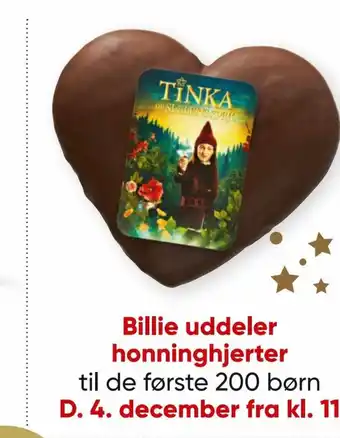 Bilka Billie Uddeler Honninghjerter tilbud