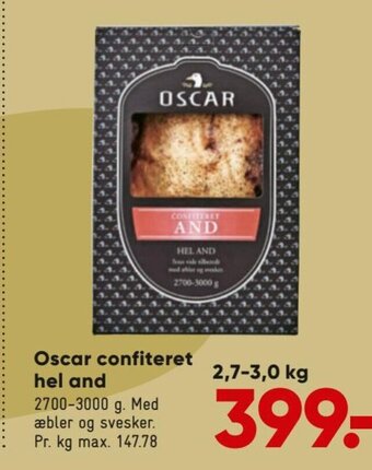 Bilka Oscar Confiteret Hel And tilbud