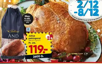 Bilka Julius Pekingand tilbud