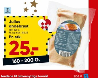 Bilka Julius Andebryst tilbud