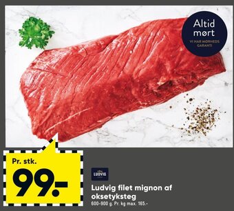Bilka Ludvig Filet Mignon af Oksetyksteg tilbud