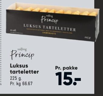 Bilka Luksus Tarteletter tilbud