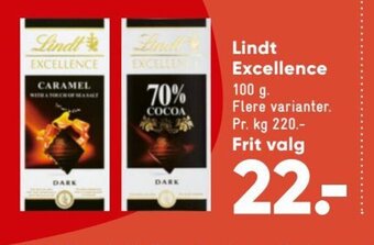 Bilka Lindt Excellence tilbud