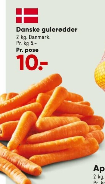 Bilka Danske Gulerødder tilbud