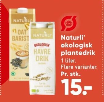 Bilka Naturli' økologisk plantedrik tilbud