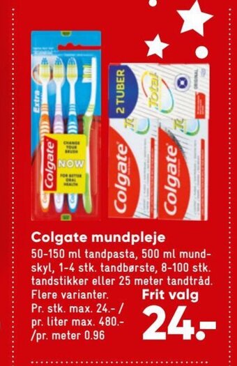 Bilka Colgate Mundpleje tilbud