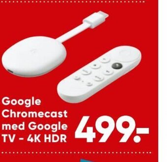 Bilka Google Chromecast Med Google TV-4K HDR tilbud