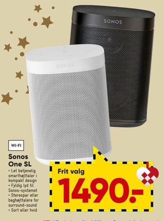 Bilka Sonos One SL tilbud