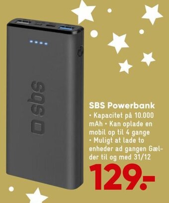 Bilka SBS Powerbank tilbud