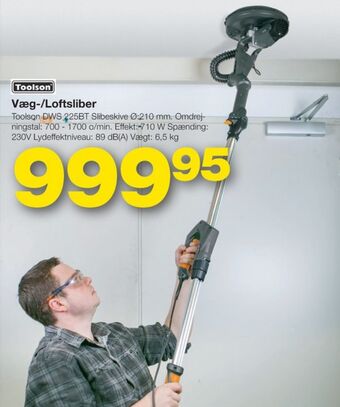Toolson loft- og vægsliber