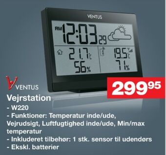 Bauhaus Ventus vejrstation tilbud